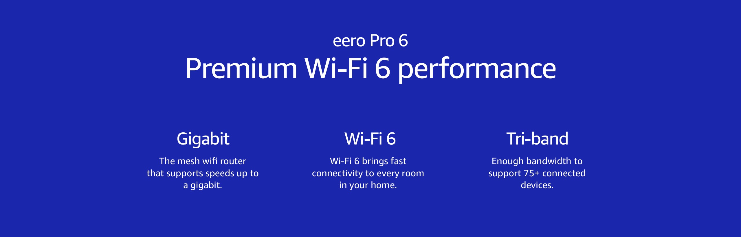 EERO Pro 6 Mesh Wi-Fi Router